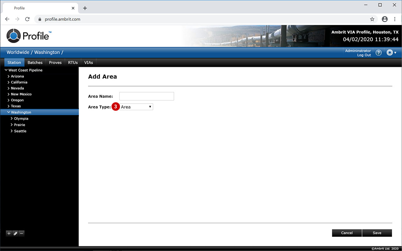 Profile-Add-Station-Menu